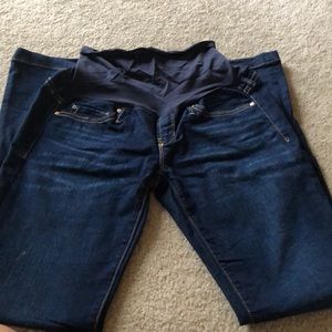 GAP maternity jeans, long and lean, 25 regular